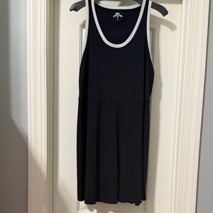 GUC Year of Ours Black and White Tank Dress Size 1X